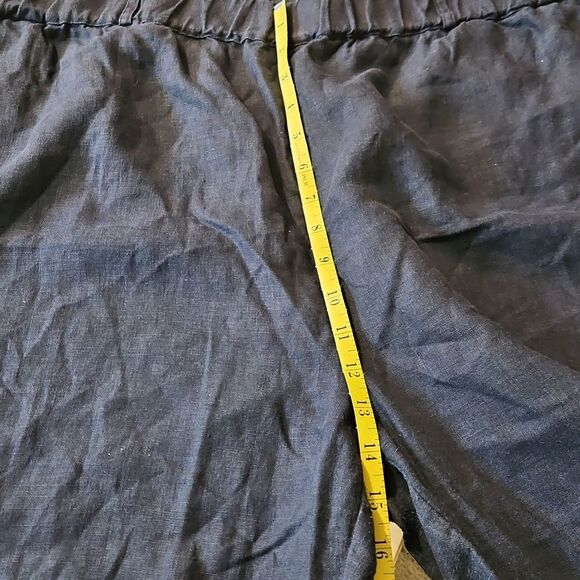 Poetry Navy Blue Linen Pants Size 18 - Picture 8 of 10
